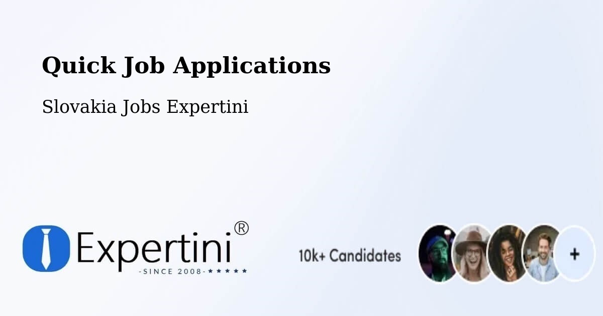 Quick Apply Feature – Lipany - Slovakia Jobs Expertini